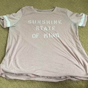 Pink graphic T-shirt